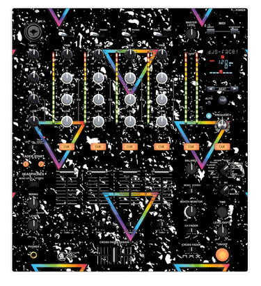 Pioneer DJ DJM 700 Skin Minimal Rainbow